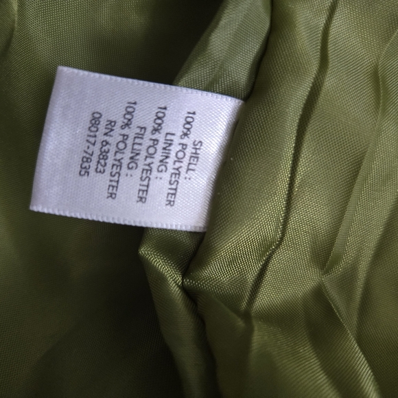 Christopher & Banks Women's Green Large Quilted Vest - Picture 5 of 5